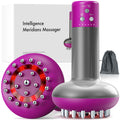 Lymphatic Drainage Massager, Anti Cellulite Body Massager, 4 in 1 Electric Sculpting Tool, Heating Red Light Microcurrent, Cordless Gua Sha for Belly Waist Legs Arms, Purple