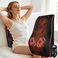 Back Massager with Heat, Back & Neck Massager Shiatsu Vibration Massage, 20 Nodes 3D Kneading Massage Pillow for Neck Shoulder Legs Pain Relief, Gift for Women Men Mom Dad at Home Office Use